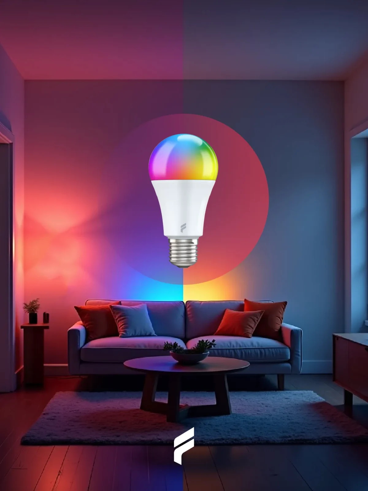 Akıllı RGB Led Wi-Fİ Ampul 9W - Görsel 5