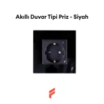 Akıllı Duvar Tipi Priz - Siyah